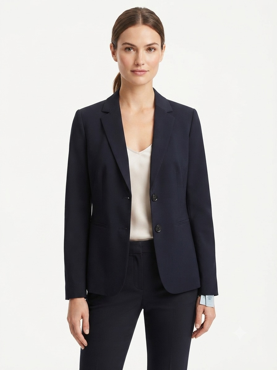 Ann Taylor Black Blazer Jacket Womens Size 00p Petite Tailored Business Nwt